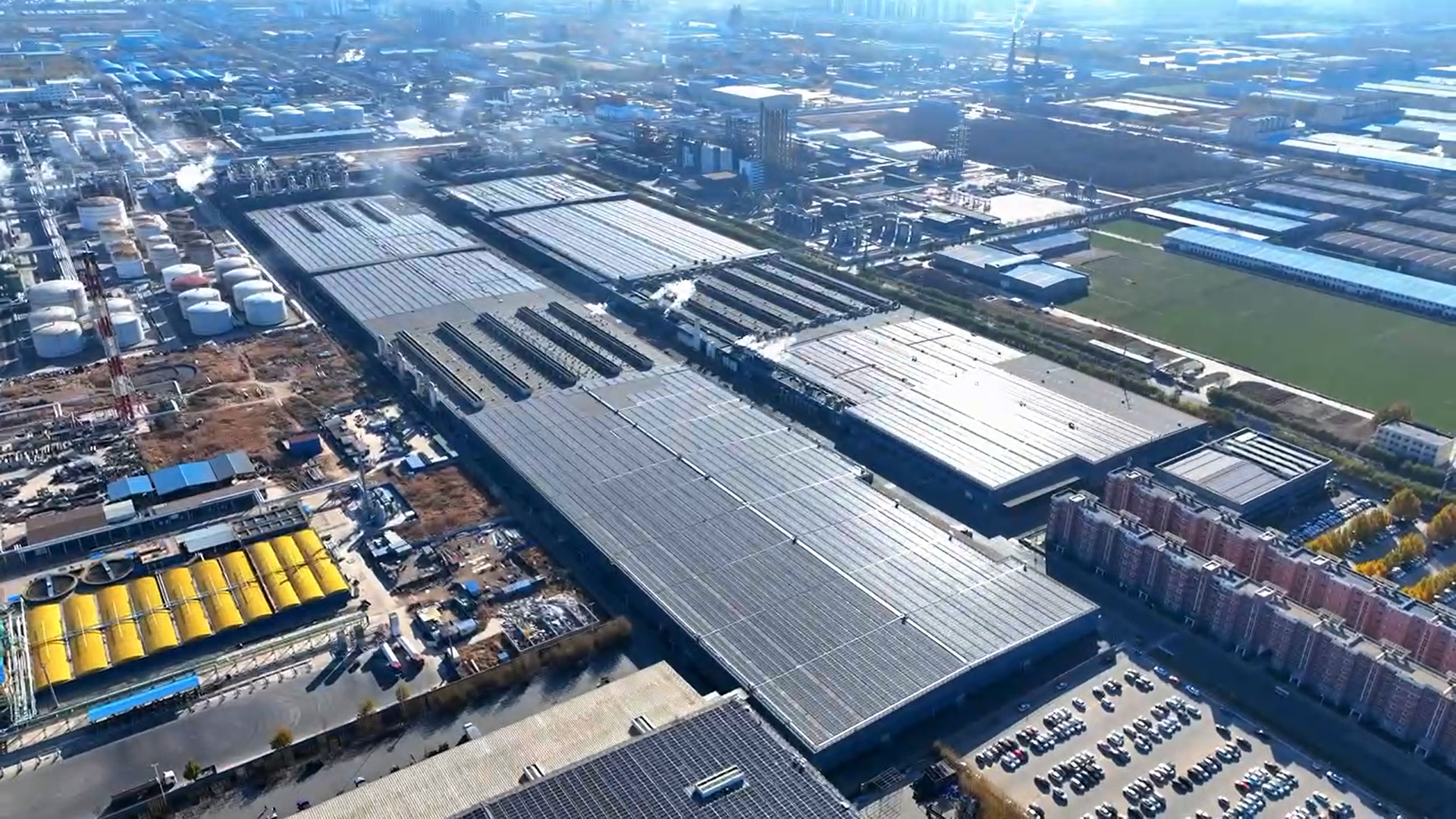 人生就是博(中国区)官方网站承建的省内容量最大分布式光伏及配储项目完成全容量并网交付